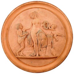 P. Ipsen's, Copenhagen, Plaque in Fired Clay/Terracotta