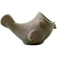 Arne Bang, Pottery, Fish with Open Mouth, Denmark, 1940s