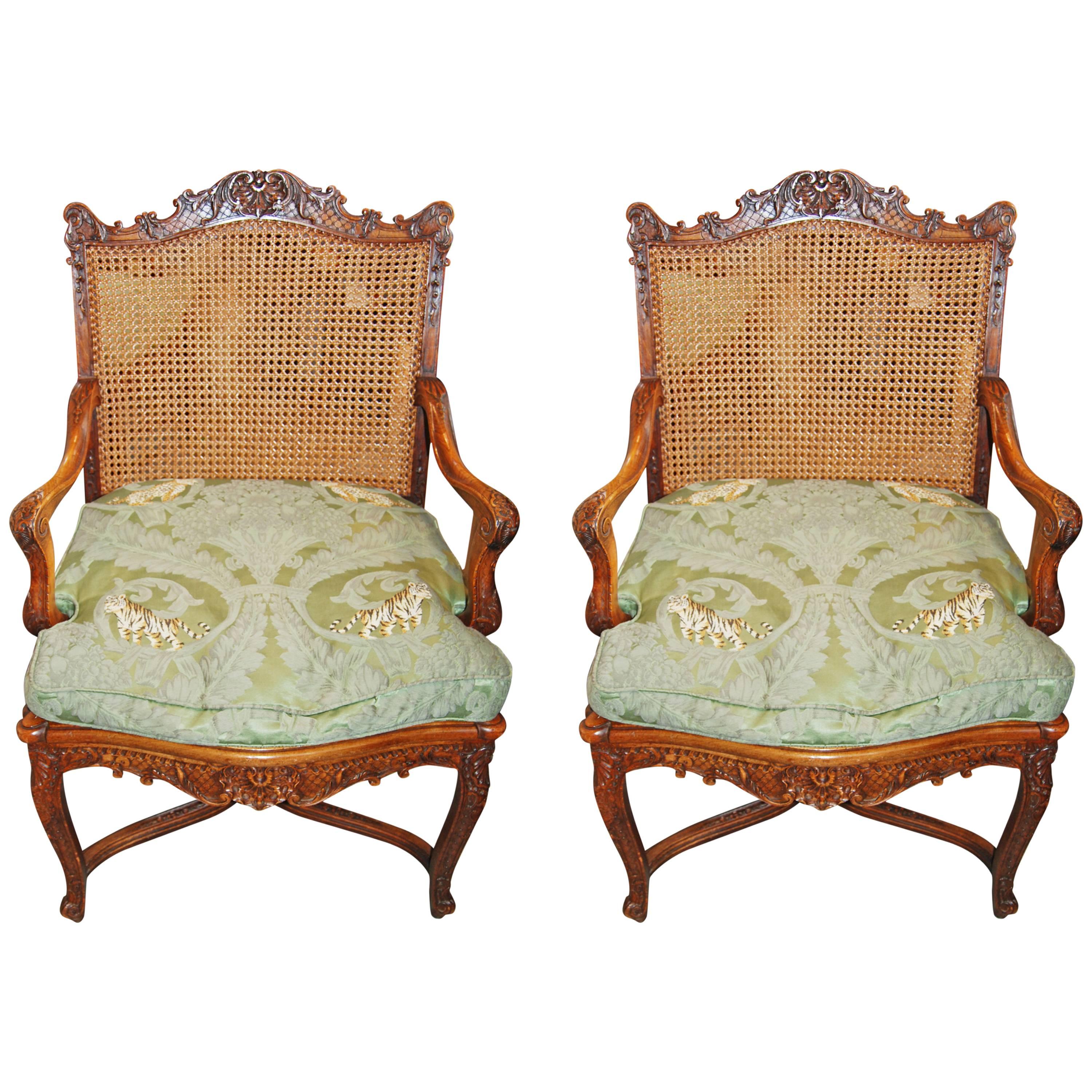 18th Century Pair of Regence' Armchairs