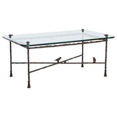 Iron Coffee Table in the Style of Giacometti