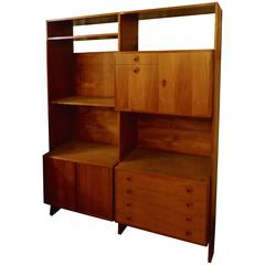 Danish Modern Standing Wall Unit 9