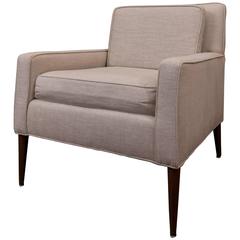 Paul McCobb Lounge Chair in Linen, 1950s 10