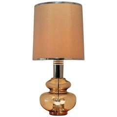 Doria Large Chrome and Glass Mid-Century Table or Floor Lamp, Germany 7