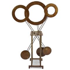 Monumental Mid-Century Kinetic Sculpture, Very Soothing, Hypnotic 3