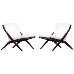 Pair of Folke Ohlsson Lounge Chairs * NEW UPHOLSTERY *