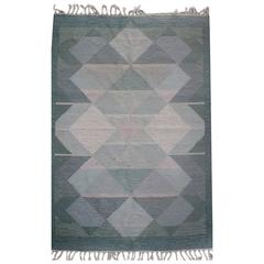 Anna Johanna Ångström for Rölakan Carpet with Geometric Pattern
