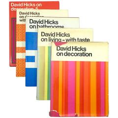 Vintage Complete Set of Five David Hicks Books 'First Edition' 1966 - 1972