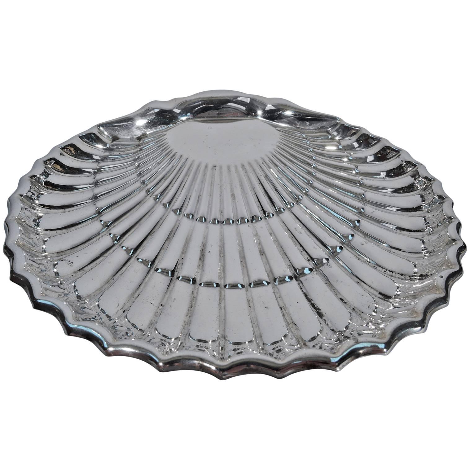 American Sterling Silver Scallop Shell Bowl