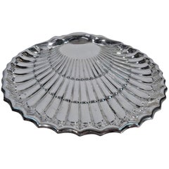 American Sterling Silver Scallop Shell Bowl