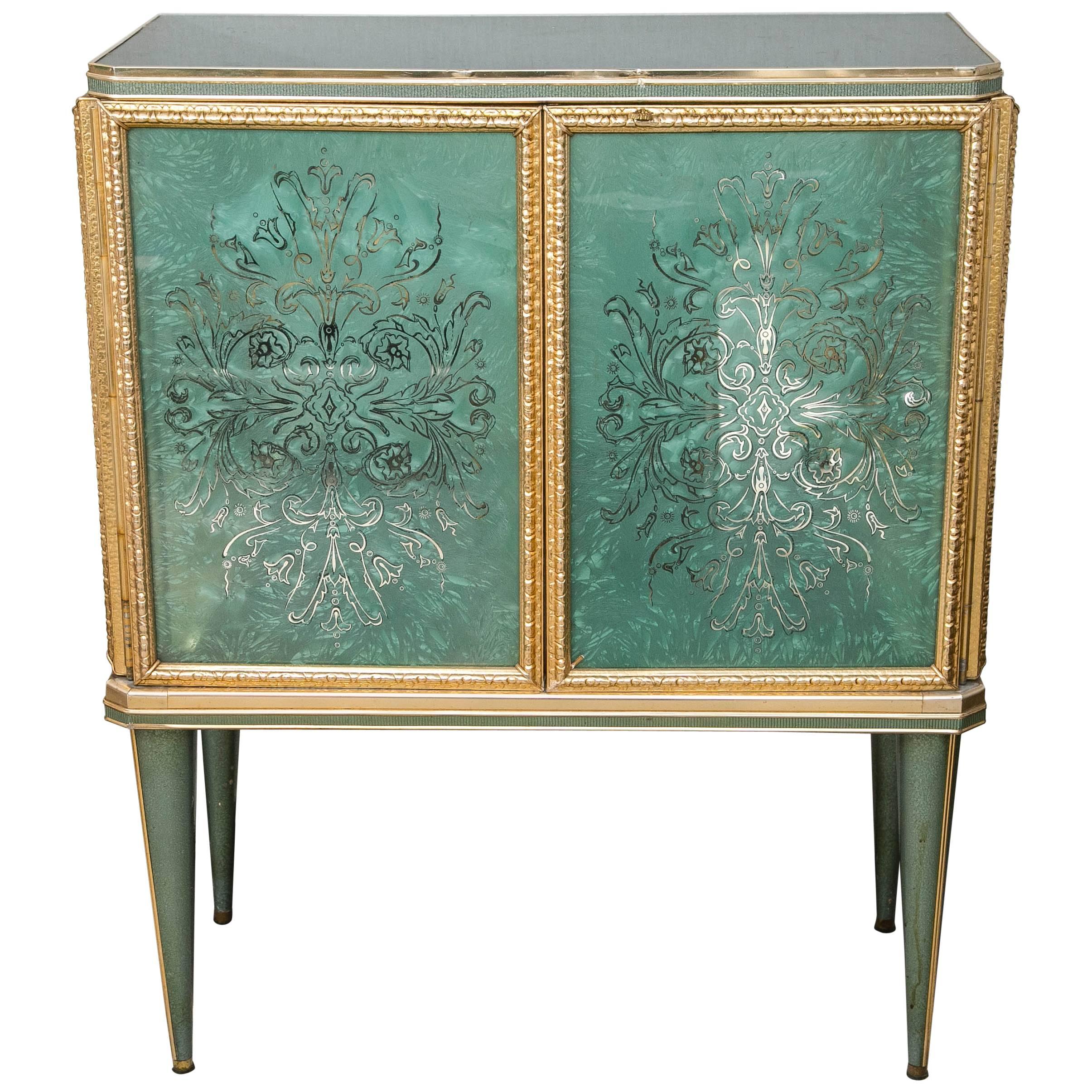 Decorative Lighted Glass Cabinet