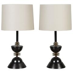 Mid-Century Hourglass Lamps, Pair 6