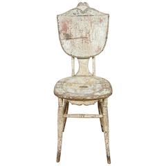 Vintage Chair with Tilt-Top Table Vintage Chair with Tilt-Top Table