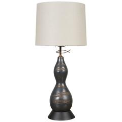 Ceramic Table Lamp with Fishes Motif 3