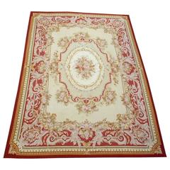 Large Elegant French Style Woven Carpet