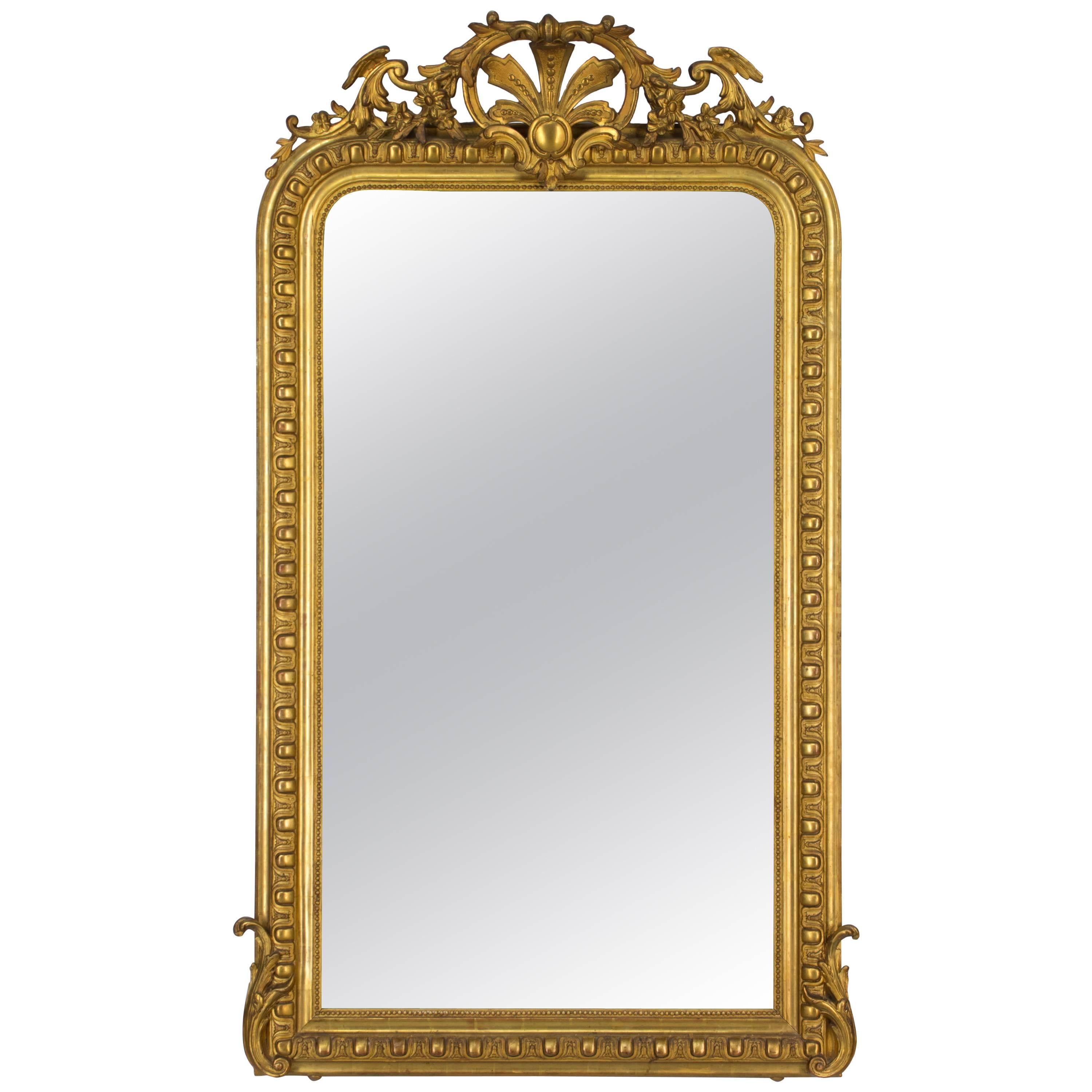 19th Century Louis-Philippe Gilded Mirror