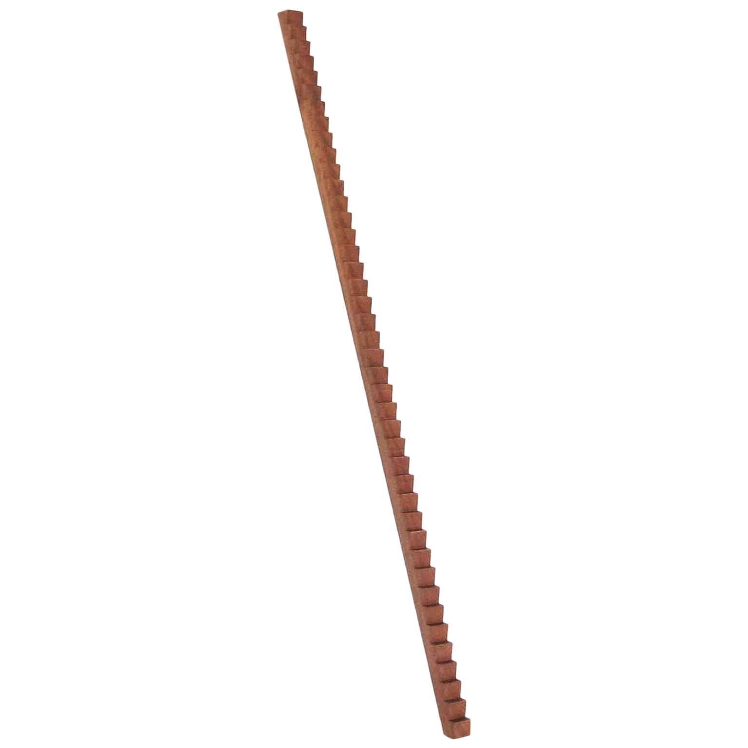 Scultura luminosa a LED a gradini in Sapele