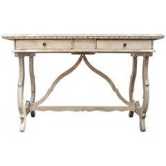 Antique Italian Painted Writing Desk or Table