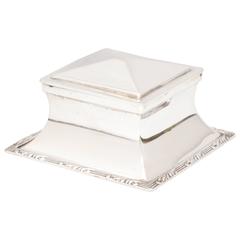 Edwardian Sterling Silver Inkwell 11