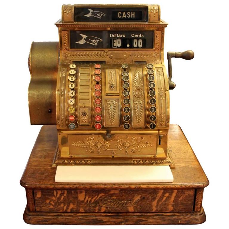 Vintage  National cash register keytops arts and crafts 
