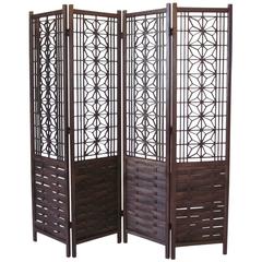 Teak Wood Room Divider 5