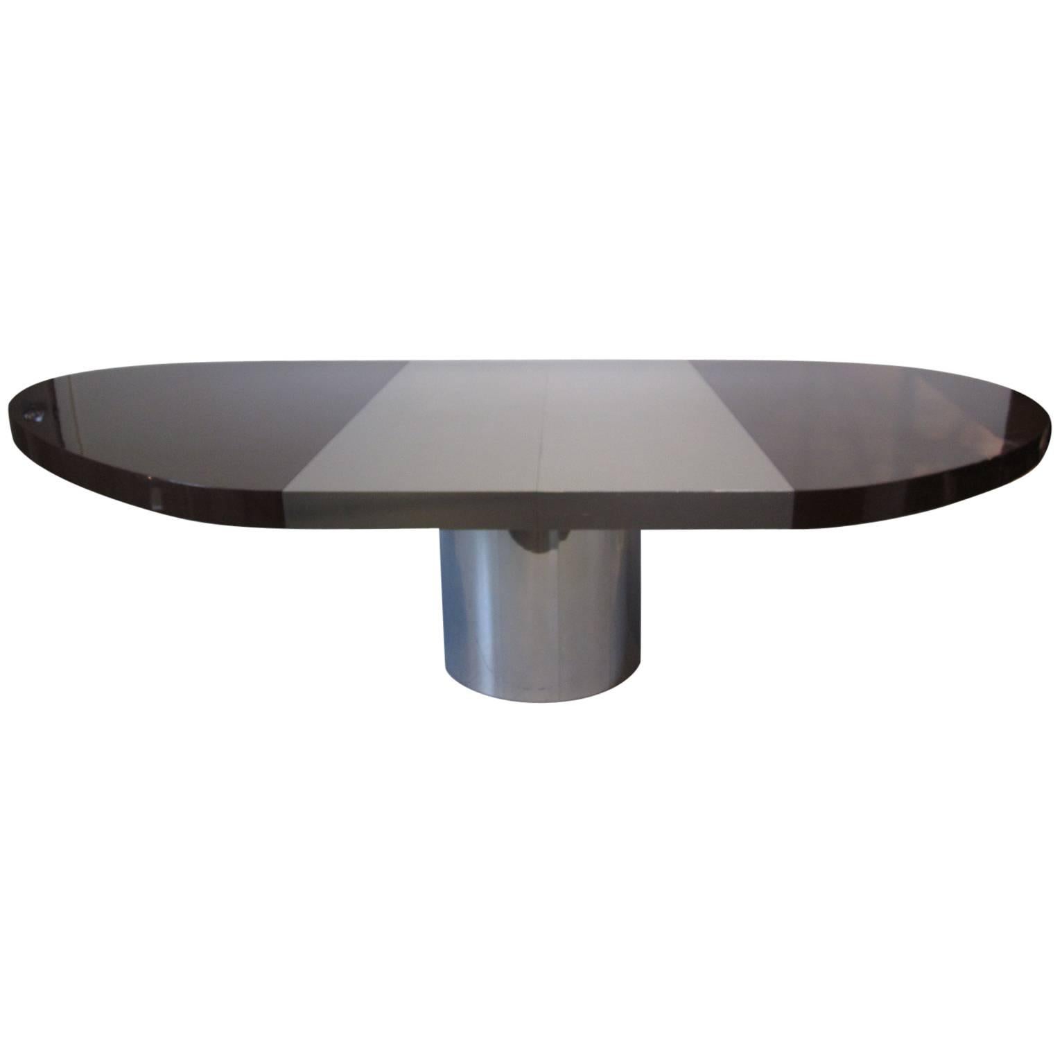 Paul Evans Directional Elliptical Dining or Conference Table