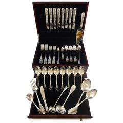 Audubon by Tiffany & Co. Sterling Silver Flatware Set Eight Service 72 Pcs Birds