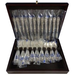 Charmaine by International Sterling Set di posate in argento 12 Servizio 48 pezzi &New