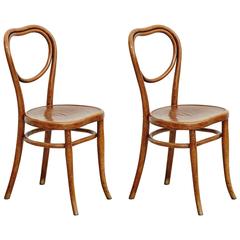 Pair of Thonet Chairs for Thonet, circa 1920