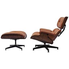 Eames Lounge and Ottoman, 1970s, USA Eames Lounge and Ottoman, 1970s, USA