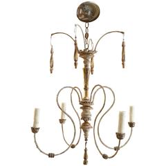 Italian Spider Chandelier Comprised of 18th Century and New Parts