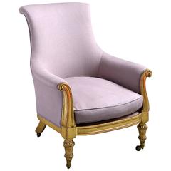 George IV giltwood armchair