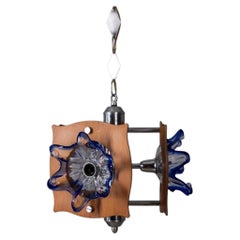 Vintage 1960s Italian-designed Murano glass chandelier