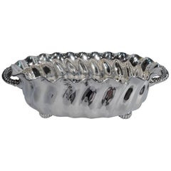 Smart and Distinctive American Sterling Silver Fluted Bowl