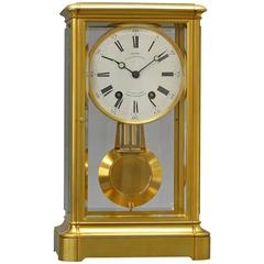French Precision Table Regulator Clock by Lépine, 19th Century