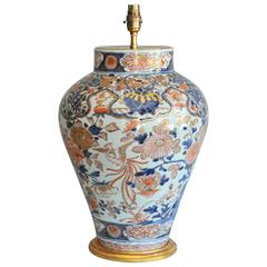 18th Century Japanese Imari Vase as a Lamp, circa 1700
