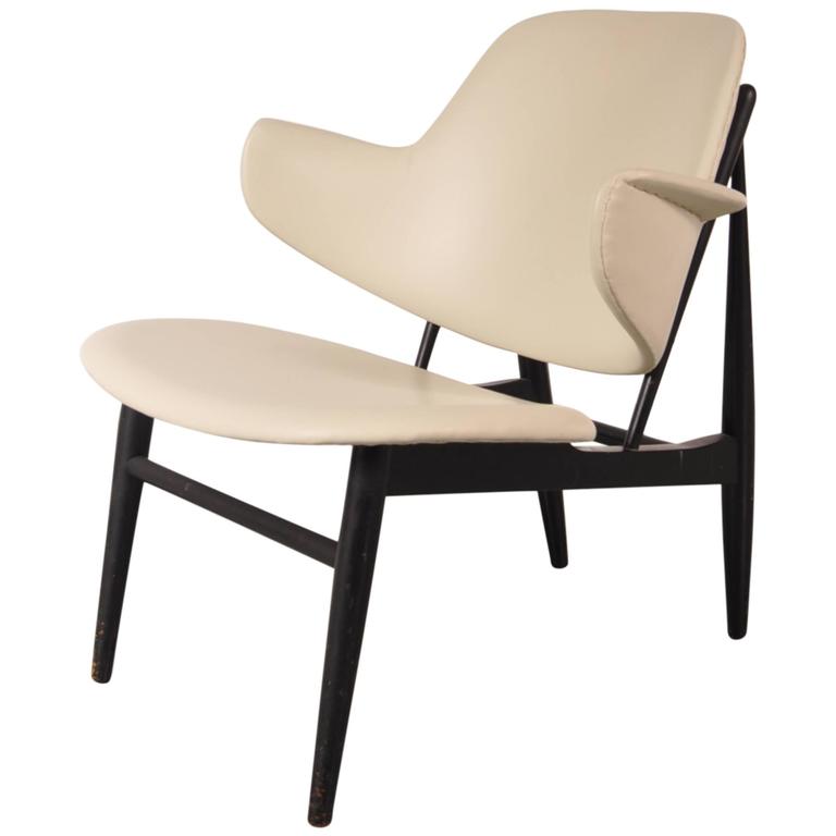 Shell Chair by Ib Kofod-Larsen for Christensen and Larsen, Denmark ...