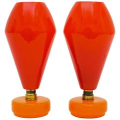 Pair of Large Vistosi Table Lamps, 1960s 6
