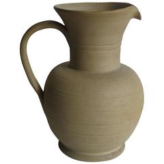 Large Moira Pottery Hillstonia Stoneware Jug or Pitcher, Hand potted Circa 1940