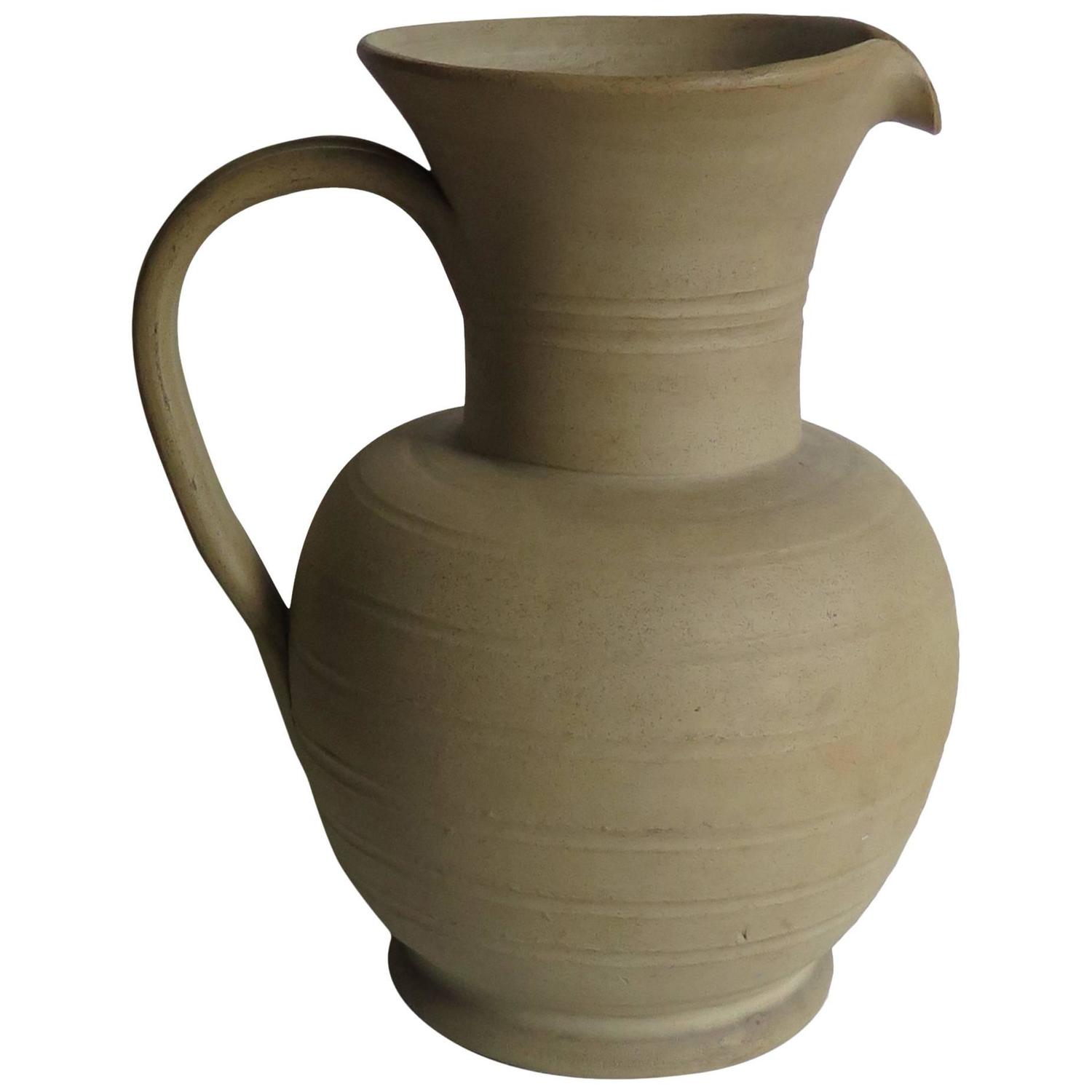 Large, Moira Pottery, "Hillstonia" Stoneware Jug or Pitcher, circa 1940