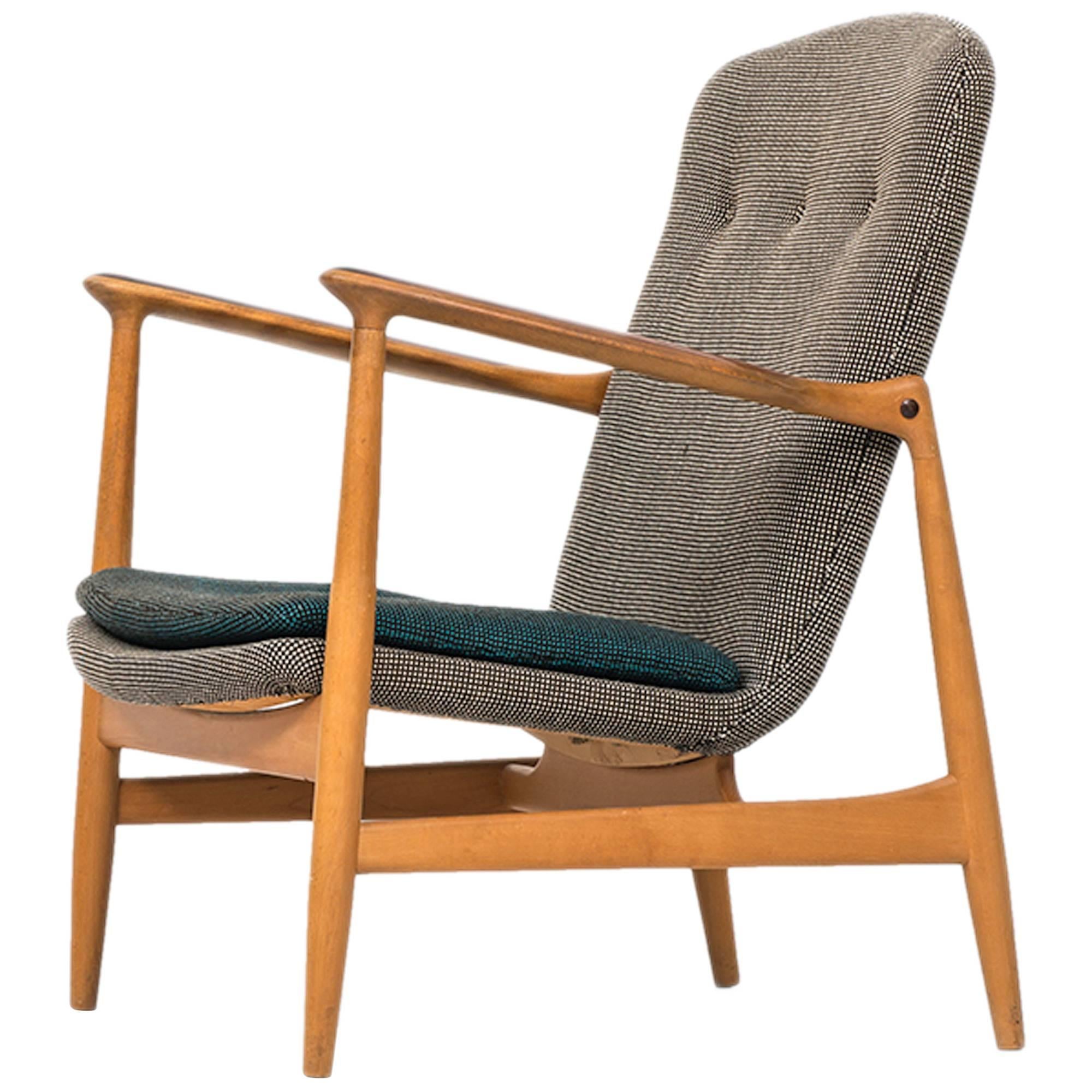 Rare Easy Chair Designed by Finn Juhl and Produced by Bovirke in Denmark