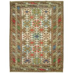 Colorful Antique Caucasian Rug 3