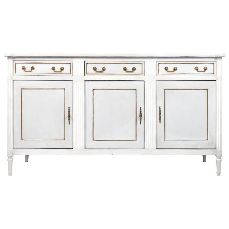 French Louis XVI Painted Mahogany Sideboard at 1stdibs French Louis XVI Painted Mahogany Sideboard at 1stdibs
