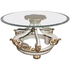 Italian Parcel Gilt Corona Coffee Cocktail Table