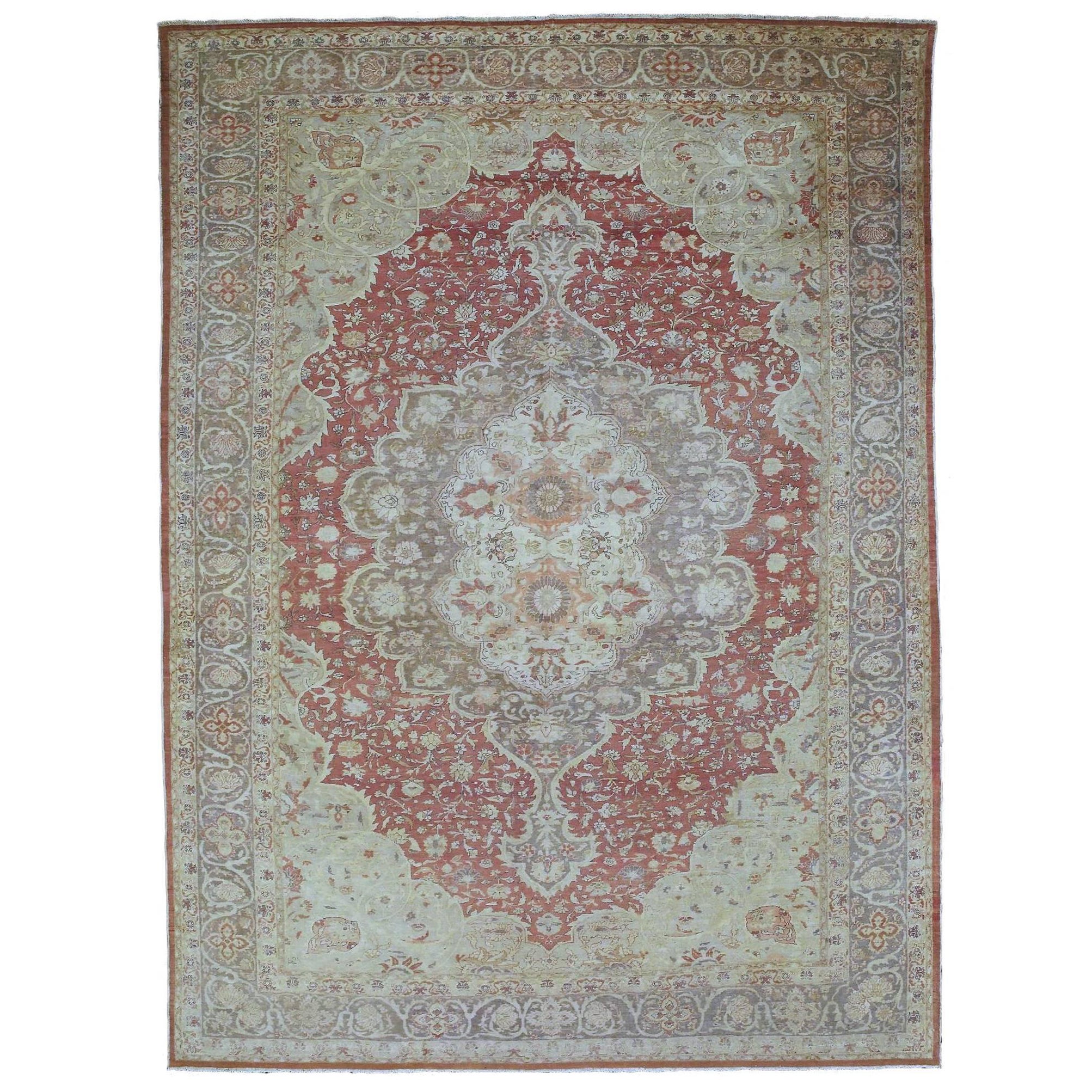 Zabihi Collection 19th Century Antique Turkish Sivas Carpet For Sale