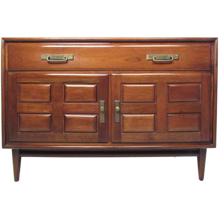 Vintage Modern Credenza by HeywoodWakefield For Sale at 1stdibs