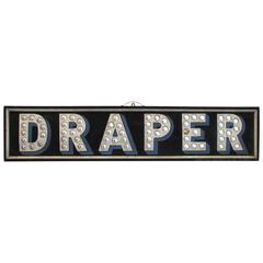 "Draper" Trade Sign