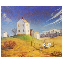 "Laundry Day, " Rural North Carolina on a Fresh Sunny Day, World War II