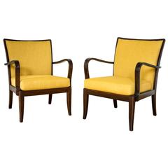 Antique Bauhaus Twins, The Knoll Antimott Edition Armchairs