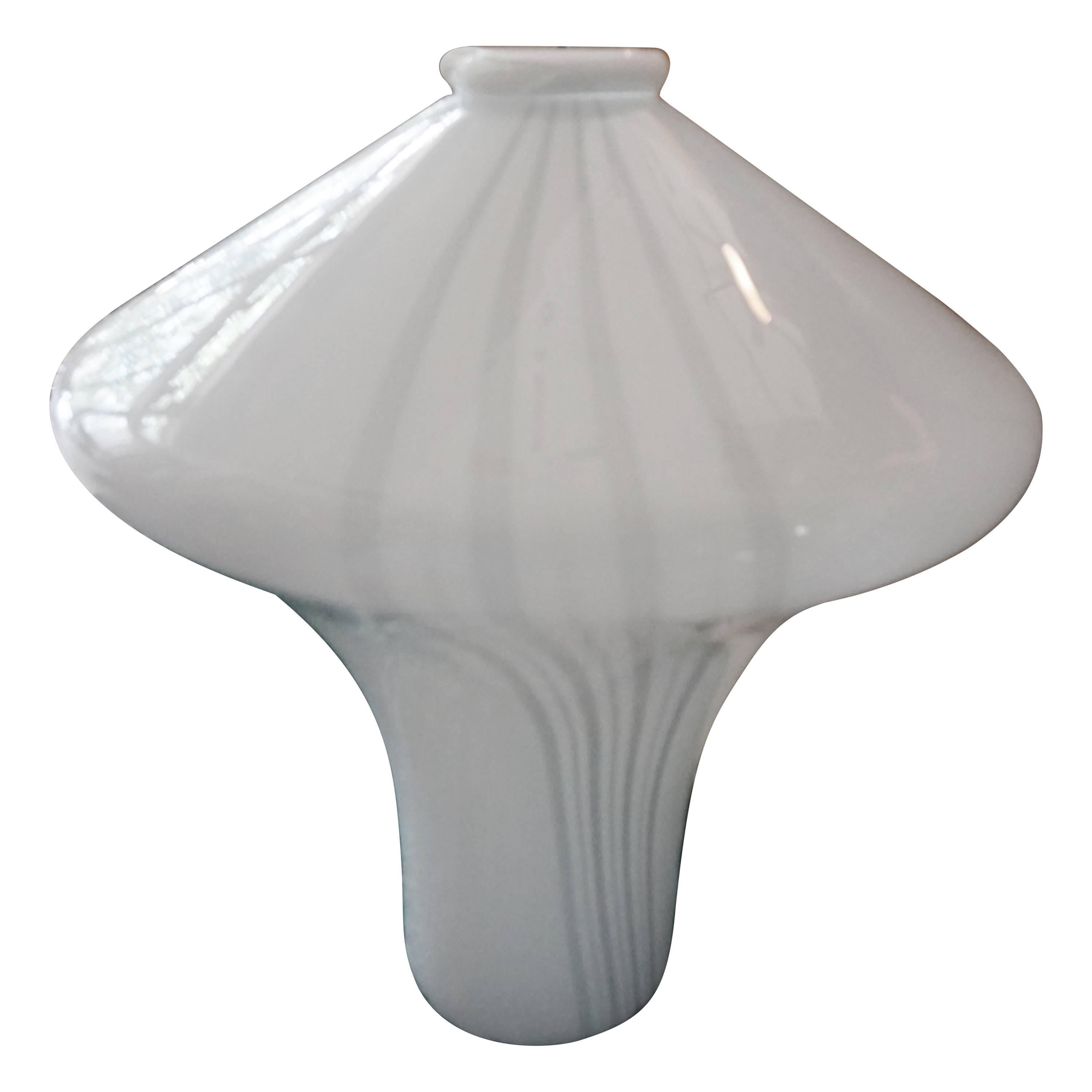 Large Scale Handblown Murano Glass Lamp by Vistosi