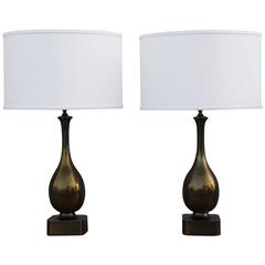 Vintage 1960s Brass Table Lamps by Westwood